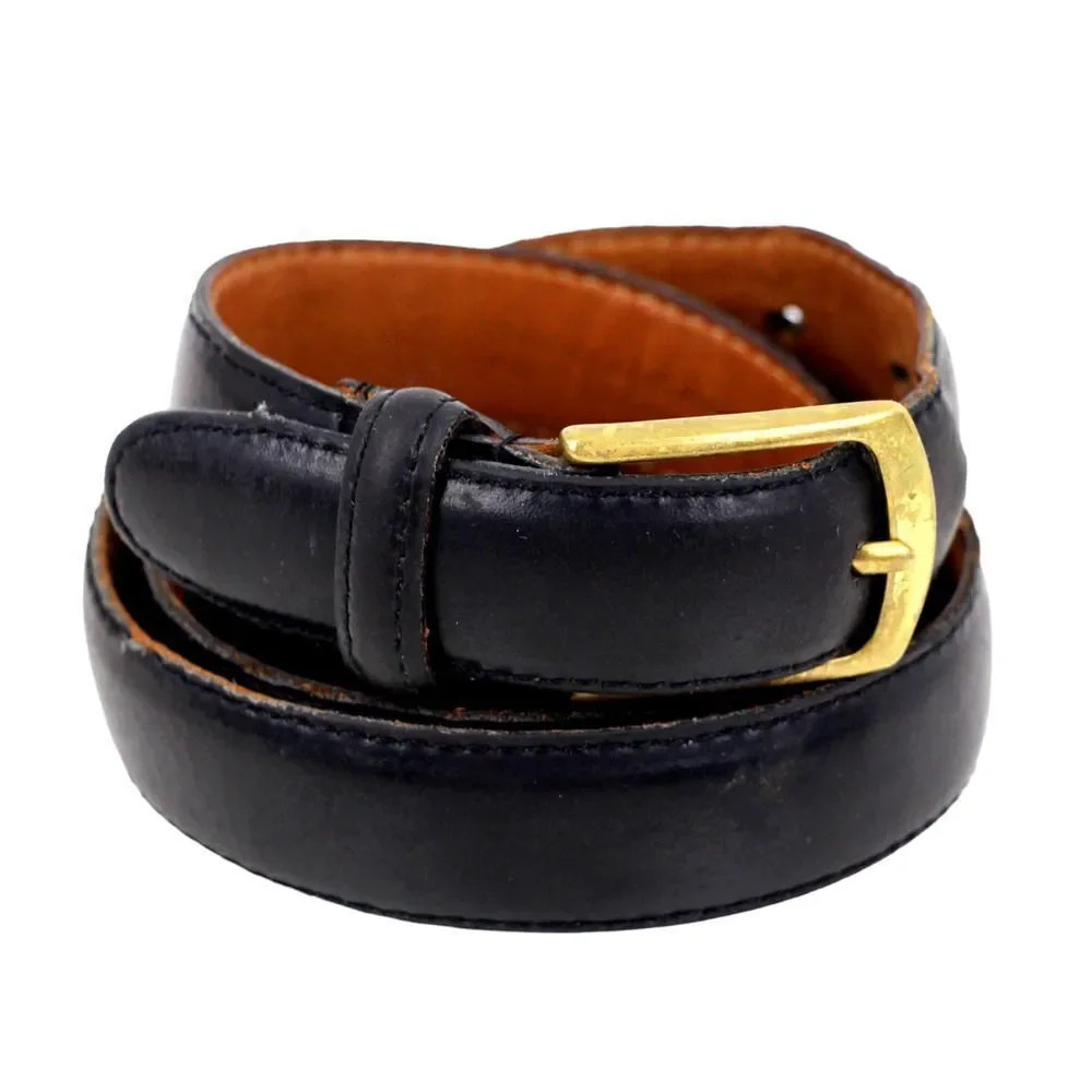 Vintage BLACK GENUINE LEATHER 1